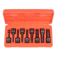 Набір ударних головок QUATROS QS50009 TORX 1/2" 9 предметів