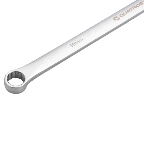 Ключ накидний із тріскачкою подовжений QUATROS QS50465A-19 19x420 мм