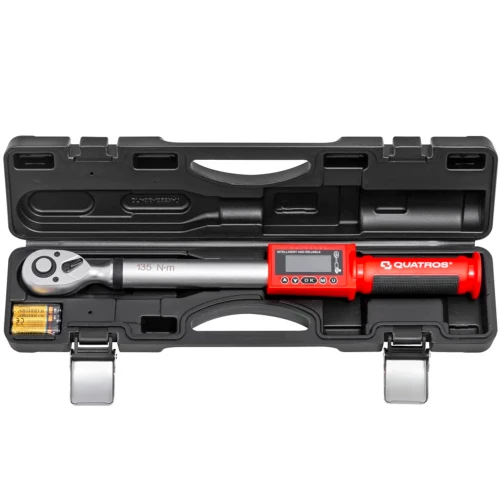 Ключ динамометричний цифровий QUATROS 1/2" 6.8–135 Нм 420 мм QS56135 (СТ-00192825)