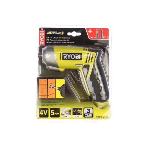 Отвертка аккумуляторная Ryobi R4SDL13C 4В (5133001961)