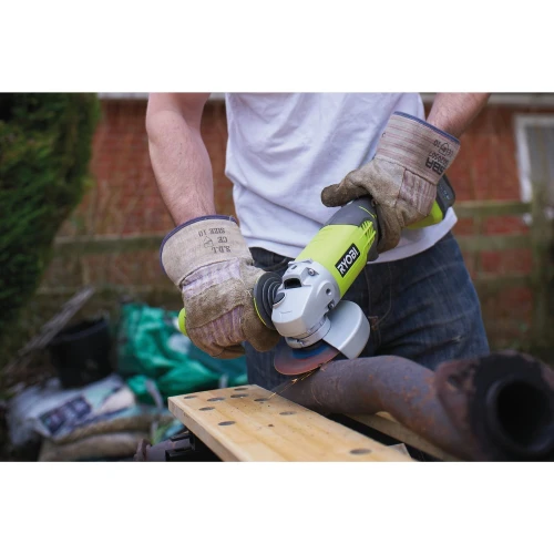 Аккумуляторная болгарка RYOBI R18AG-140S + АКБ и ЗУ в сумке (5133004301)