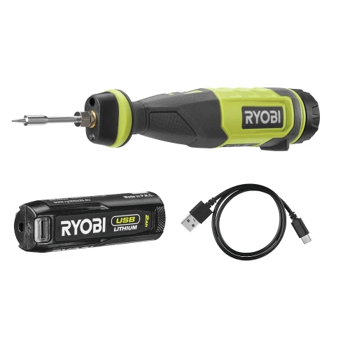 Акумуляторний паяльник RYOBI RSI4-120G USB Lithium + АКб і ЗП (5133006146)