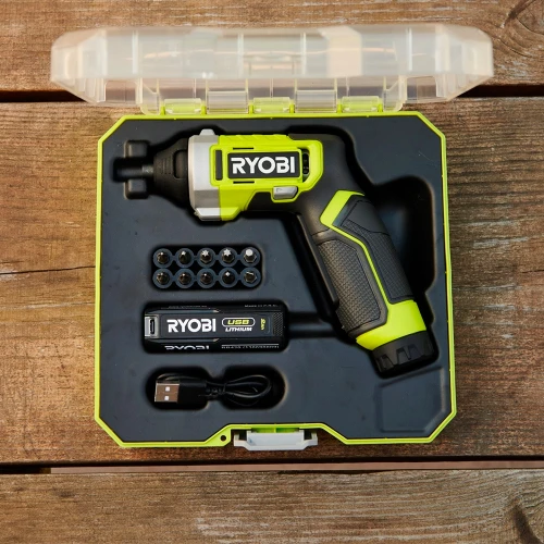 Отвертка аккумуляторная Ryobi USB Lithium RSD4-120T 4В (5133006210)