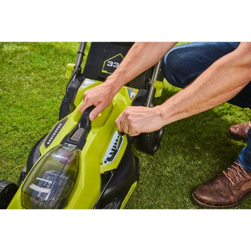 Газонокосилка аккумуляторная RYOBI RY18LMX33A-150 ONE+ 18В + АКБ и ЗУ (5133006287)