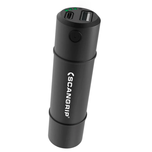 Алюмінієвий зовнішній акумулятор з індикатором SCANGRIP Power Bank 4 Ah 03.5962
