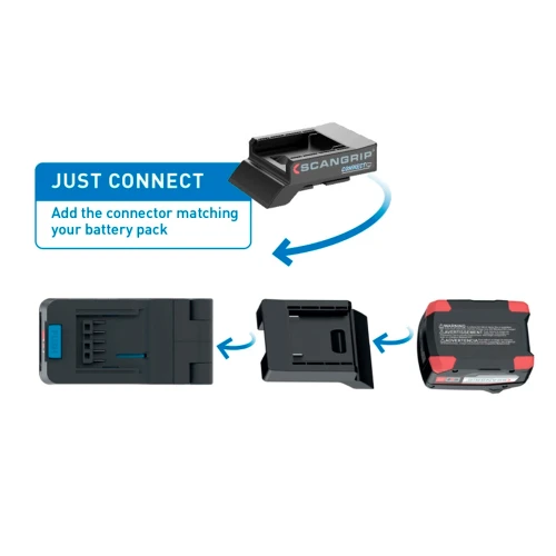 Прожектор светодиодный переносной SCANGRIP Basic Connect 1000 lumen 03.6109C