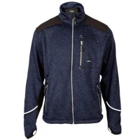 Робоча утеплена куртка-кардиган Sizam Oxford синя розмір XXXL (30089)