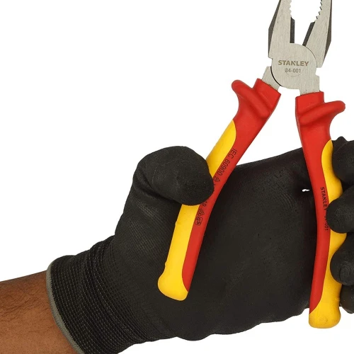 Плоскогубцы электрика комбинированные STANLEY MaxSteel VDE 1000V (175 мм) (0-84-001)