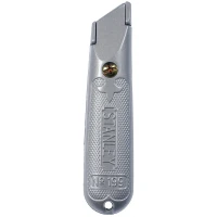 Ніж для оздоблювальних робіт з висувним лезом STANLEY 199 GREY (140 мм) (2-10-199)
