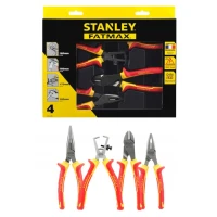 Набір шарнірно-губцевих інструментів для електрика STANLEY MAXSTEEL VDE 1000V (4 шт.) (4-84-489)