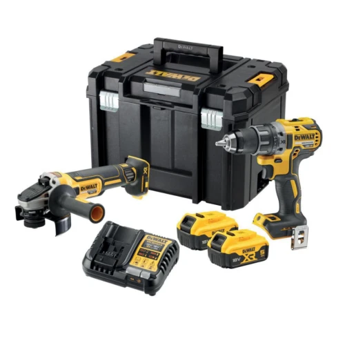 Набір з двох акумуляторних інструментів безщіткових DeWALT DCK2020P2T (DCK2020P2T)