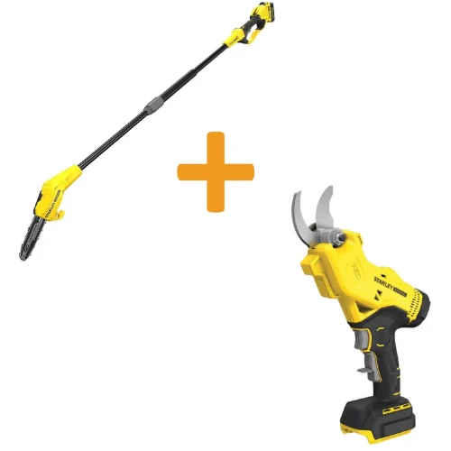 Комплект садових акумуляторних інструментів STANLEY FATMAX SFMCPS620M1+SFMCPP32B (SFMCPS620M1+SFMCPP32B)