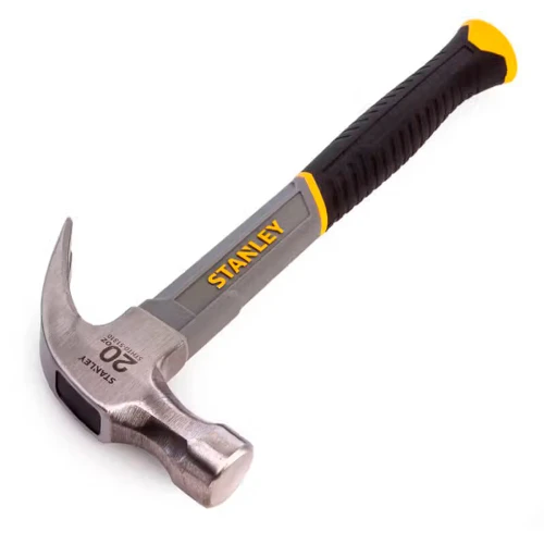 Молоток із загнутим цвяховитягувачем STANLEY Fiberglass 570 г (STHT0-51310)