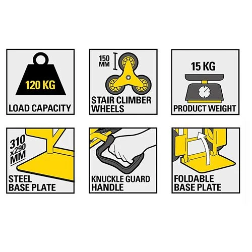 Тележка стальная транспортировочная грузовая STANLEY (120 кг) (SXWST-FT521)