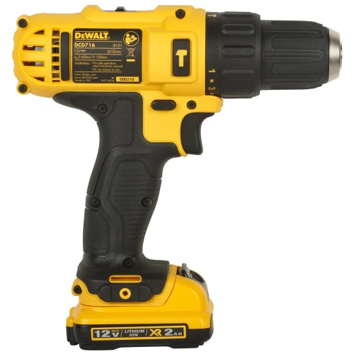 Дриль-шурупокрут акумуляторний ударний DeWALT DCD716D2 (DCD716D2)
