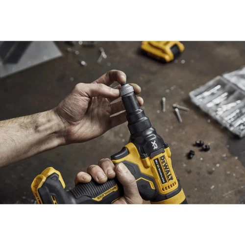 Заклепувальник акумуляторний безщітковий DeWALT DCF403E1GT (DCF403E1GT)
