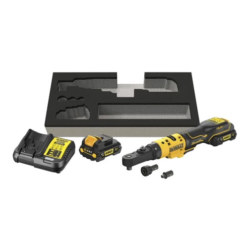 Гайковерт кутовий - тріскачка акумуляторний безщітковий DeWALT DCF500L2G (DCF500L2G)