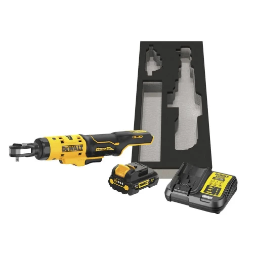 Гайковерт кутовий - тріскачка акумуляторний безщітковий DeWALT DCF504L1G (DCF504L1G)