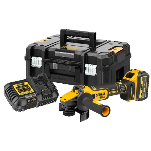Шлифмашина угловая аккумуляторная бесщёточная DeWALT DCG409T1 (DCG409T1)