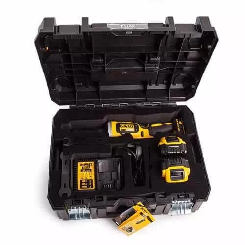 Прямошліфувальна машина акумуляторна безщіткова DeWALT DCG426P2 (DCG426P2)