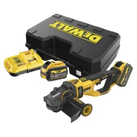 Шліфмашина кутова акумуляторна безщіткова DeWALT DCG460X2 (DCG460X2)
