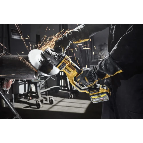 Шліфмашина кутова акумуляторна безщіткова DeWALT DCG460X2 (DCG460X2)