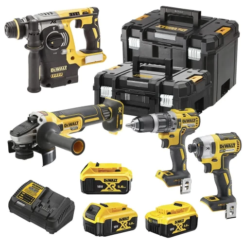 Набор из четырех инструментов бесщеточных DeWALT DCK422P3T (DCK422P3T)