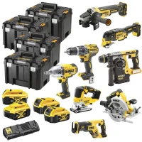 Набор из восьми инструментов бесщеточных DeWALT DCK856P4T (DCK865P4T)
