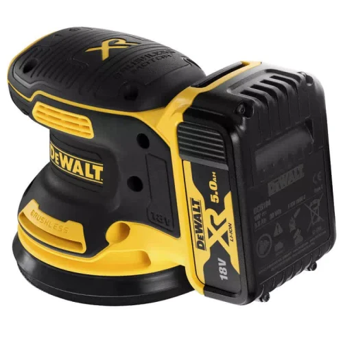 Шліфмашина ексцентрикова акумуляторна безщіткова DeWALT DCW210P2 (DCW210P2)