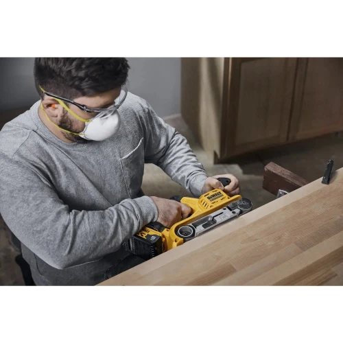 Шліфмашина стрічкова акумуляторна безщіткова DeWALT DCW220P2 (DCW220P2)