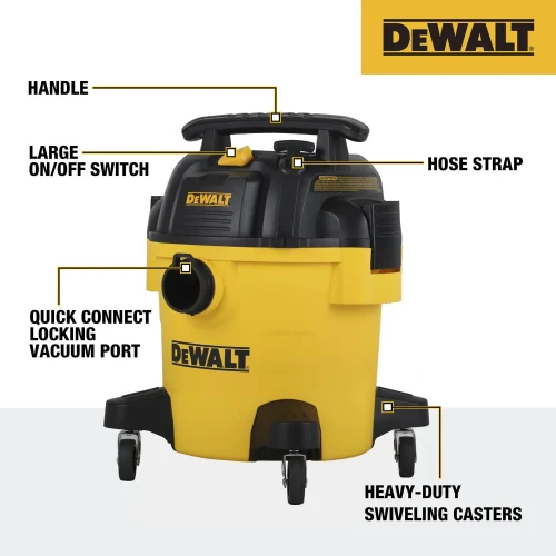 Пилосос мережевий промисловий DeWALT DXV20P (DXV20P)