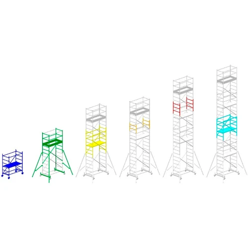Вышка-тура SVELT MILLENIUM S модули A+B+C+D3+E+Z (AMILS831N)