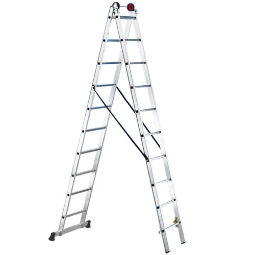 Двухсекционная алюминиевая лестница SVELT EURO E2 10 STEPS (SCE20020)