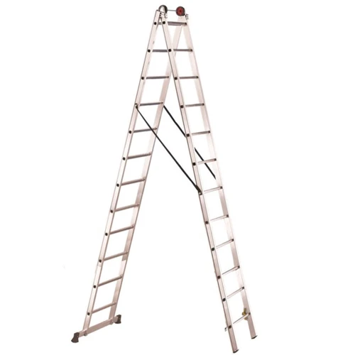 Двухсекционная алюминиевая лестница SVELT EURO E2 12 STEPS (SCE20030)