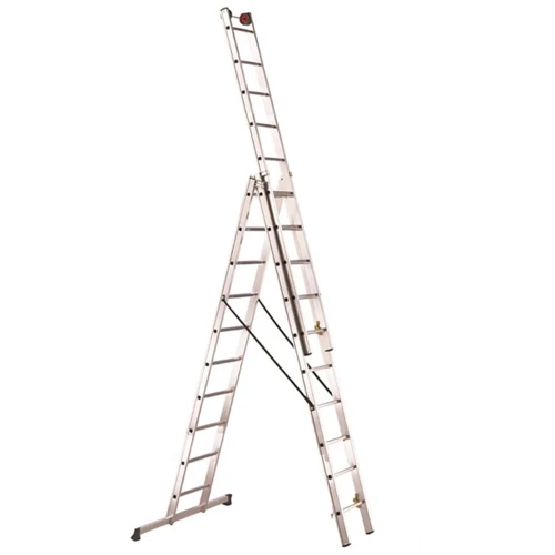 Трехсекционная алюминиевая лестница SVELT EURO E3 10 STEPS (SCE30020)