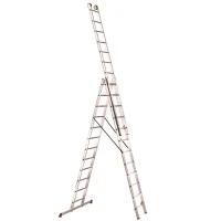 Трехсекционная алюминиевая лестница SVELT EURO E3 12 STEPS (SCE30030)