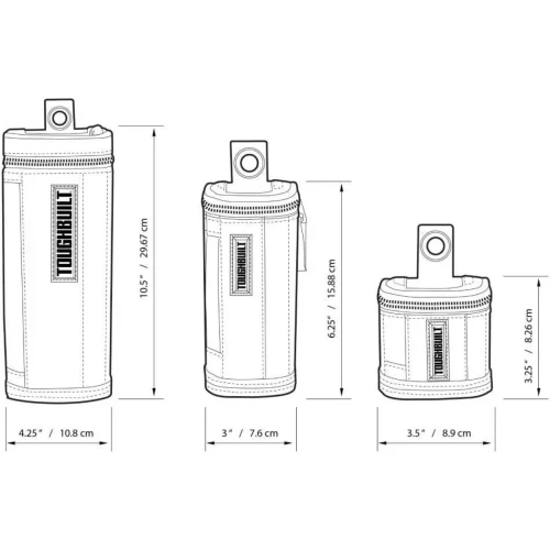 Набор карманов софт боксов для крепежа TOUGHBUILT Tower (TB-192-B)