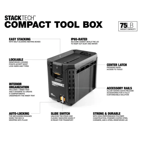 Ящик для инструментов TOUGHBUILT StackTech (TB-B1-B-60C)