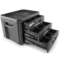 Ящик для инструментов TOUGHBUILT StackTech 3-Drawer Tool Box (TB-B1-D-70-3)