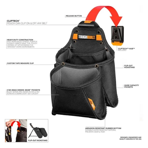 Сумка для витратних матеріалів Toughbuilt (7 кишень) (TB-CT-03)