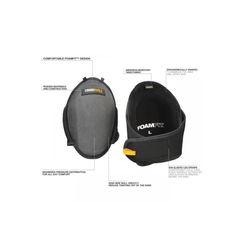 Наколенники TOUGHBUILT FoamFit на пене EVA (TB-KP-2B)