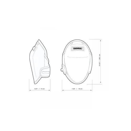 Наколенники TOUGHBUILT FoamFit на пене EVA (TB-KP-2B)