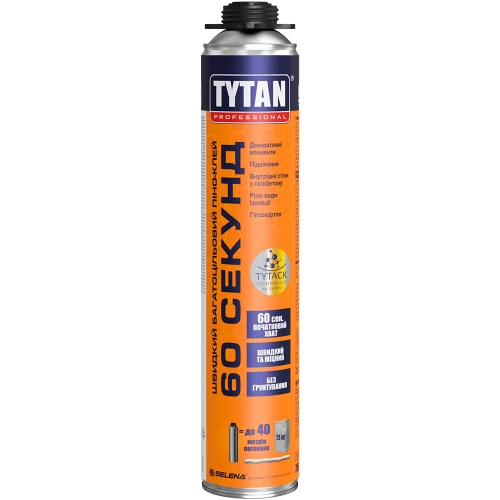 Пена-клей TYTAN 60 секунд универсальная 750 мл