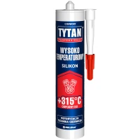 Герметик силіконовий високотемпературний 280 мл TYTAN червоний