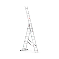 Трисекційна алюмінієва драбина VIRASTAR Triomax Pro 3x10 сходинок (TS190)