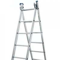 Алюминиевая двухсекционная лестница 2x12 ступеней DUOMAX VIRASTAR (VDL212)