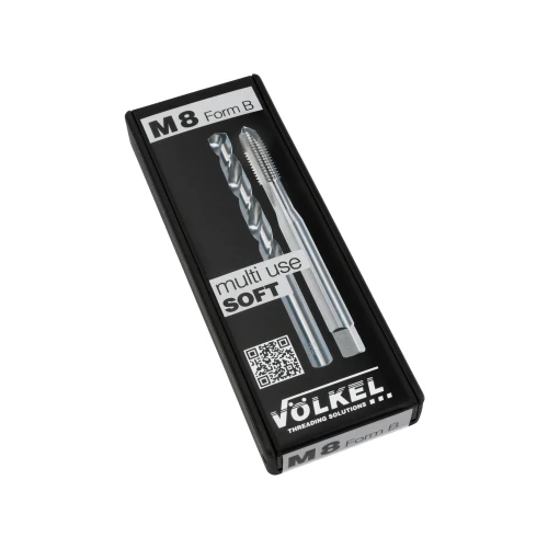 Комбинированный набор VÖLKEL TwinBox Machine Tap + Twist Drill HSSE M3x0.5 (37590)