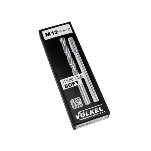 Комбинированный набор VÖLKEL TwinBox Machine Tap + Twist Drill HSSE M14x2.0 (38597)