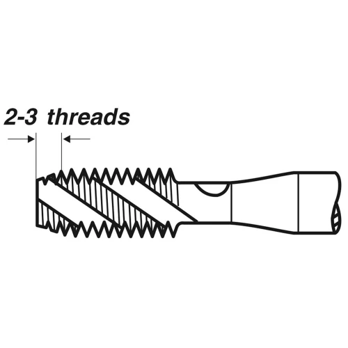 Набір машинних мітчиків VÖLKEL Spiral Flute HSS-G M3-M12, 7 шт. (80700)