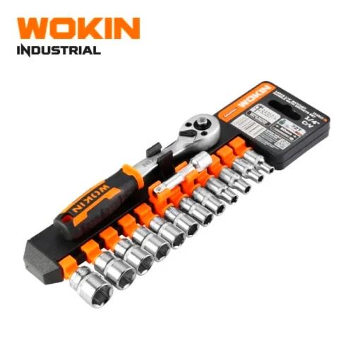 Набір головок із тріскачкою WOKIN 1/4" WK-154810 4–14 мм 14 предметів